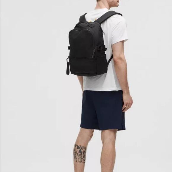 lululemon black new crew backpack Athletica (Black): Clothing, Shoes & Jewelry sweaty gear New crew backpack colour :